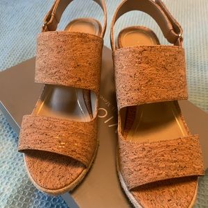 Vionic Brooke cork wedge